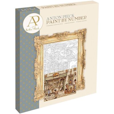 Grafix Malowanie po numerach 40 x 50 - Anton Pieck- Witryna apteki Grafix Malowanie po numerach 40 x 50 - Anton Pieck- Witryna apteki