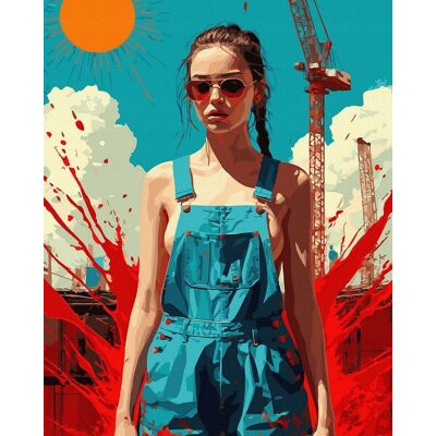 inna (Inny) Malowanie po numerach iPicasso 40x50 cm na ramie Nie do zatrzymania inna (Inny) Malowanie po numerach iPicasso 40x50 cm na ramie Nie do zatrzymania