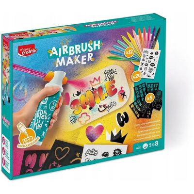 Maped, Zestaw Kreatywny Airbrush Maker Spray Do Graffiti Creativ Maped, Zestaw Kreatywny Airbrush Maker Spray Do Graffiti Creativ