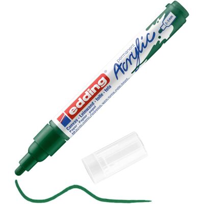 Marker akrylowy e-5100 EDDING, 2-3 mm, matowy zielony mech Marker akrylowy e-5100 EDDING, 2-3 mm, matowy zielony mech