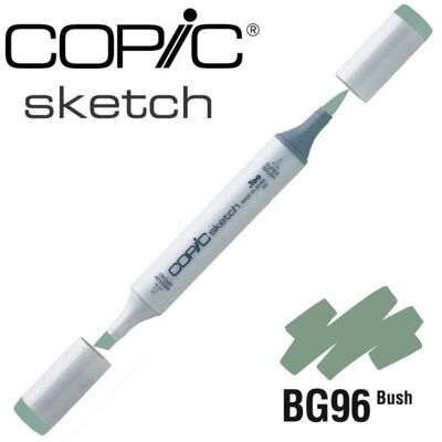 Inny producent Marker alkoholowy - COPIC - BG96 Bush Blue - Opaque - Niezmywalny - 1 sztuka Inny producent Marker alkoholowy - COPIC - BG96 Bush Blue - Opaque - Niezmywalny - 1 sztuka