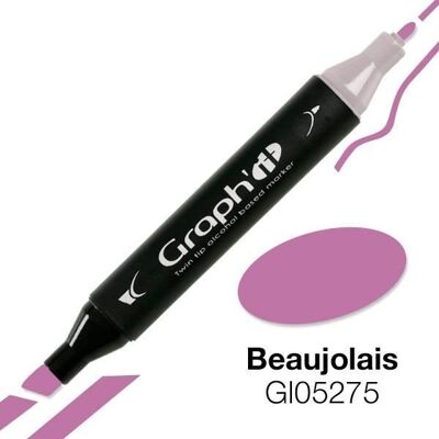 Inny producent Marker alkoholowy Graph'it 5275 Beaujolais - Graph it Red Inny producent Marker alkoholowy Graph'it 5275 Beaujolais - Graph it Red