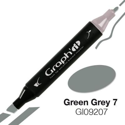 Inny producent Marker alkoholowy Graph'it 9207 Green Grey 7 - Graph it Grey Inny producent Marker alkoholowy Graph'it 9207 Green Grey 7 - Graph it Grey