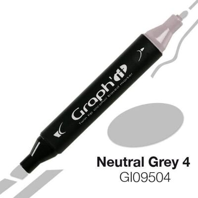 Inny producent Marker alkoholowy Graph'it 9505 Neutral Grey 5 - Graph it Grey Inny producent Marker alkoholowy Graph'it 9505 Neutral Grey 5 - Graph it Grey