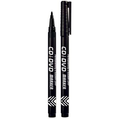 Inny producent Marker CD/DVD czarny z tuszem OHP (12szt.) KM111-V Inny producent Marker CD/DVD czarny z tuszem OHP (12szt.) KM111-V
