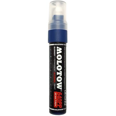 Marker Molotow Burner - 640PP - 20 mm - blue Marker Molotow Burner - 640PP - 20 mm - blue