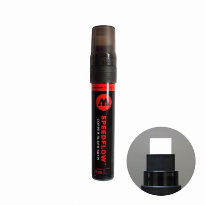 Marker Molotow Speedflow 667PI 15 mm copper black Marker Molotow Speedflow 667PI 15 mm copper black