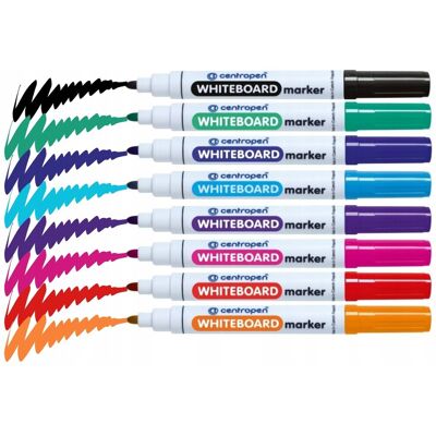 Marker Suchościeralny 'Whiteboard Marker 8559' Mix 8 Kolorów Centropen Marker Suchościeralny 'Whiteboard Marker 8559' Mix 8 Kolorów Centropen