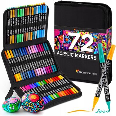 Inny producent MARKERY AKRYLOWE 72 SZTUKI ORGANIZER PIÓRNIK DWUSTRONE WYDAJNE DO SZKOŁY Inny producent MARKERY AKRYLOWE 72 SZTUKI ORGANIZER PIÓRNIK DWUSTRONE WYDAJNE DO SZKOŁY