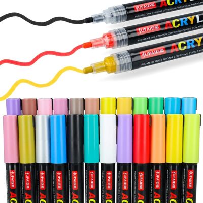 Inny producent Markery Akrylowe Pisaki Mazaki Flamastry Z Farbą Wodoodporne 24 Sztuki Inny producent Markery Akrylowe Pisaki Mazaki Flamastry Z Farbą Wodoodporne 24 Sztuki
