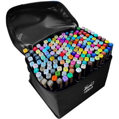 AIG Markery Alkoholowe Pro Zestaw 168 Szt Touch +Torba AIG Markery Alkoholowe Pro Zestaw 168 Szt Touch +Torba