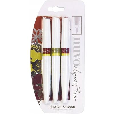 inna (Inny) Markery na bazie wody Tonic Nuvo Aqua Flow Pens - Festive Season inna (Inny) Markery na bazie wody Tonic Nuvo Aqua Flow Pens - Festive Season