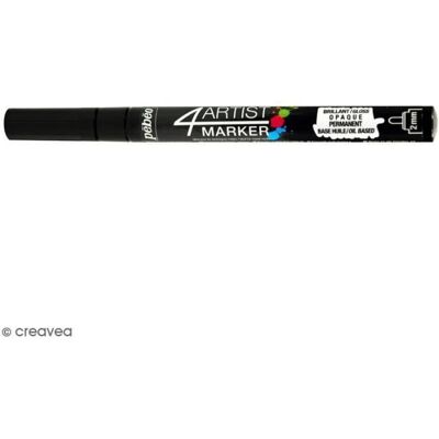 Markery olejne 4Artist Marker - PEBEO - Okrągła końcówka 2 mm - Czarny - Odporny na prześwity Markery olejne 4Artist Marker - PEBEO - Okrągła końcówka 2 mm - Czarny - Odporny na prześwity