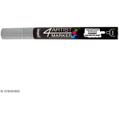 Markery olejne 4Artist Marker - PEBEO - Okrągła końcówka 4 mm - 18 kolorów - Szary A - Niezmywalny - Zaawansowany Markery olejne 4Artist Marker - PEBEO - Okrągła końcówka 4 mm - 18 kolorów - Szary A - Niezmywalny - Zaawansowany