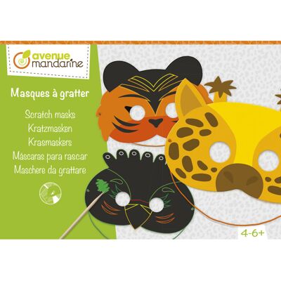 Clairefontaine Maski do wydrapywania 5 sztuk Clairefontaine Maski do wydrapywania 5 sztuk