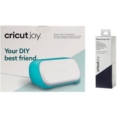 Maszyna do cięcia Cricut Joy + elastyczny termotransfer niebieski matowy 60,9 x 13,9 cm Maszyna do cięcia Cricut Joy + elastyczny termotransfer niebieski matowy 60,9 x 13,9 cm