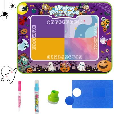 Import ProNice Mata Wodna Dla Dzieci Motyw Halloween Do Malowania Zestaw Pisaki Stempel Import ProNice Mata Wodna Dla Dzieci Motyw Halloween Do Malowania Zestaw Pisaki Stempel