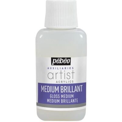 Mediun Akrylowy - PEBEO - Farby Akrylowe Artystyczne - 250 Ml - Błyszczący - Czarny Mediun Akrylowy - PEBEO - Farby Akrylowe Artystyczne - 250 Ml - Błyszczący - Czarny