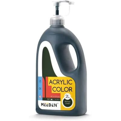 Meeden Farba Akrylowa 2L Phthalo Green Meeden Farba Akrylowa 2L Phthalo Green