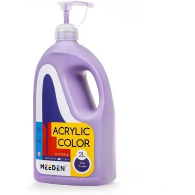 Meeden Farba Akrylowa 2L Purple Meeden Farba Akrylowa 2L Purple