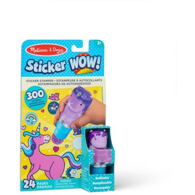 Melissa & Doug Naklejka Wow 24-stronny blok aktywności i pieczątka z naklejkami, 300 naklejek, zabawki dekoracyjne, do majsterkowania i zajęć do kol.. Melissa & Doug Naklejka Wow 24-stronny blok aktywności i pieczątka z naklejkami, 300 naklejek, zabawki dekoracyjne, do majsterkowania i zajęć do kol..