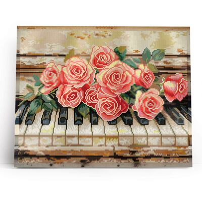 Varvikas Grupp OU Melodia Róży 40×50 cm - Mozaika Diamentowa 5D Varvikas Grupp OU Melodia Róży 40×50 cm - Mozaika Diamentowa 5D