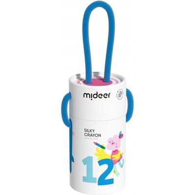 Mideer Wiaderko szybkoschnących, miękkich, zmywalnych kredek (12 kolorów) Mideer Wiaderko szybkoschnących, miękkich, zmywalnych kredek (12 kolorów)