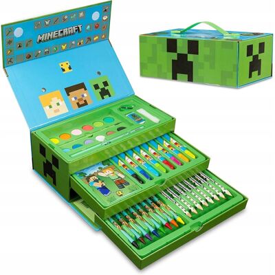 Inny producent MINECRAFT Zestaw artystyczny 40 el. Kolorowanki, kredki, pisaki Prezent Inny producent MINECRAFT Zestaw artystyczny 40 el. Kolorowanki, kredki, pisaki Prezent