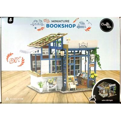 KARSTEN Miniaturowy domek BIBLIOTEKA świecąca LED Craft&Co; DIY ZRÓB TO SAM BOOKSHOP KARSTEN Miniaturowy domek BIBLIOTEKA świecąca LED Craft&Co; DIY ZRÓB TO SAM BOOKSHOP