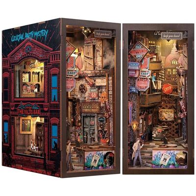 HABARRI Miniaturowy domek Book Nook - Detektyw Marlow - CuteBee HABARRI Miniaturowy domek Book Nook - Detektyw Marlow - CuteBee