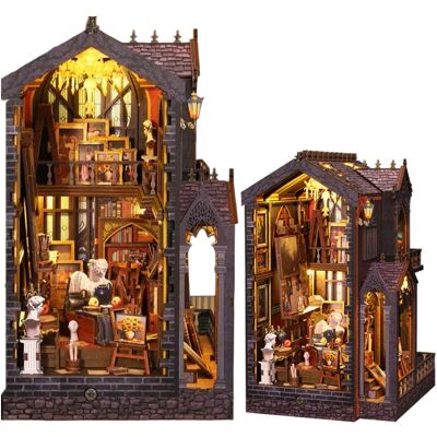 HABARRI Miniaturowy domek Book Nook - Galeria wspomnień HABARRI Miniaturowy domek Book Nook - Galeria wspomnień