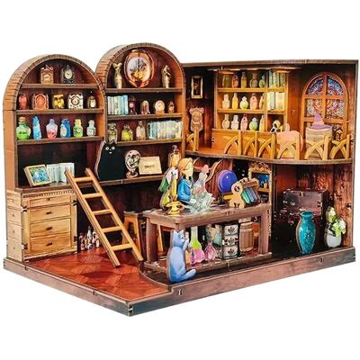 HABARRI Miniaturowy domek Book Nook - Komnata czarów i eliksirów HABARRI Miniaturowy domek Book Nook - Komnata czarów i eliksirów