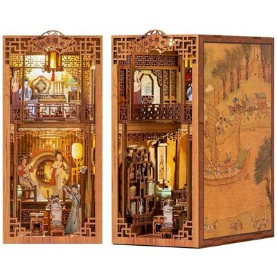 HABARRI Miniaturowy domek Book Nook - Kwiat jaśminu Dynastii Qing* HABARRI Miniaturowy domek Book Nook - Kwiat jaśminu Dynastii Qing*