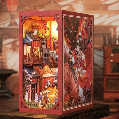 HABARRI Miniaturowy domek Book Nook - Legenda Mulan - CuteBee HABARRI Miniaturowy domek Book Nook - Legenda Mulan - CuteBee