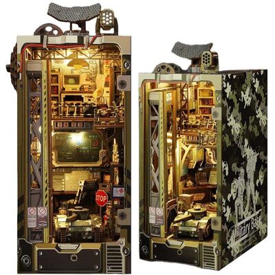 HABARRI Miniaturowy domek Book Nook - Military world HABARRI Miniaturowy domek Book Nook - Military world