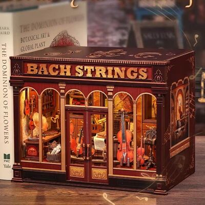 HABARRI Miniaturowy domek Book Nook - Nuty Bacha - CuteBee HABARRI Miniaturowy domek Book Nook - Nuty Bacha - CuteBee