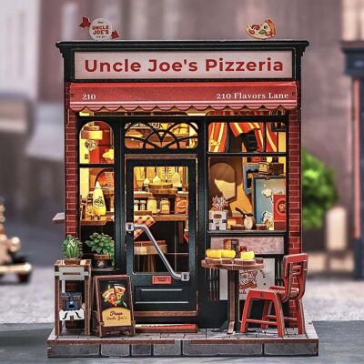 HABARRI Miniaturowy domek Book Nook - Smak Neapolu w NYC HABARRI Miniaturowy domek Book Nook - Smak Neapolu w NYC