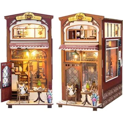 HABARRI Miniaturowy domek Book Nook - Śniadanie na mieście HABARRI Miniaturowy domek Book Nook - Śniadanie na mieście