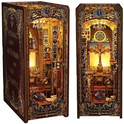 HABARRI Miniaturowy domek Book Nook - Wiara i miłość HABARRI Miniaturowy domek Book Nook - Wiara i miłość