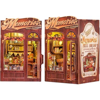 HABARRI Miniaturowy domek mini Book Nook - Retro Winyle - CuteBee HABARRI Miniaturowy domek mini Book Nook - Retro Winyle - CuteBee