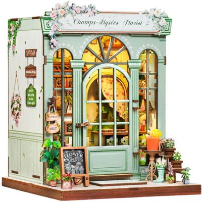 HABARRI Miniaturowy domek mini Book Nook - Słoneczne kwiaty z Pól Elizejskich - CuteBee HABARRI Miniaturowy domek mini Book Nook - Słoneczne kwiaty z Pól Elizejskich - CuteBee