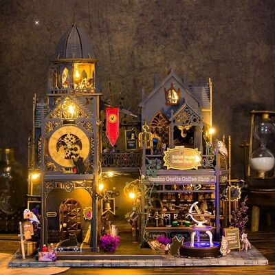 HABARRI Miniaturowy domek - Wieża złotego zegara* HABARRI Miniaturowy domek - Wieża złotego zegara*