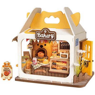 Robotime Model 3D miniaturowy domek Chlebak Teddy'ego Robotime Model 3D miniaturowy domek Chlebak Teddy'ego