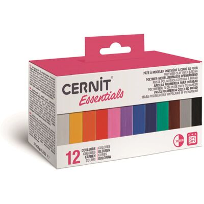 Zestaw Modeliny Cernit - 12 Kolorów - Wypalane w Piekarniku Zestaw Modeliny Cernit - 12 Kolorów - Wypalane w Piekarniku