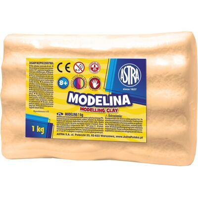 Astra Modelina 'cukiernicza zabawa' 1 kg karmelowa Astra Modelina 'cukiernicza zabawa' 1 kg karmelowa
