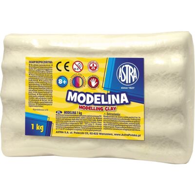 Astra Modelina 'cukiernicza zabawa' 1 kg waniliowa Astra Modelina 'cukiernicza zabawa' 1 kg waniliowa
