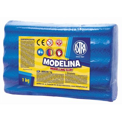 Modelina niebieska Astra 1 kg Modelina niebieska Astra 1 kg