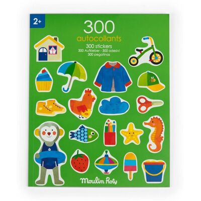 MOULIN ROTY Naklejki 300 sztuk LES POPIPOP MOULIN ROTY Naklejki 300 sztuk LES POPIPOP