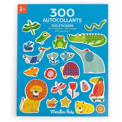 MOULIN ROTY Naklejki 300 sztuk LES TOUPITIS MOULIN ROTY Naklejki 300 sztuk LES TOUPITIS