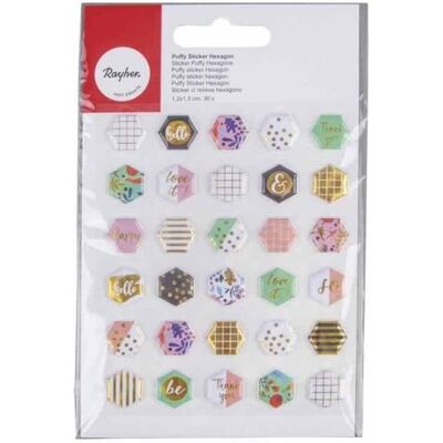 Inny producent Naklejki 1,5 x 1,2 cm - Sześciokątne Inny producent Naklejki 1,5 x 1,2 cm - Sześciokątne